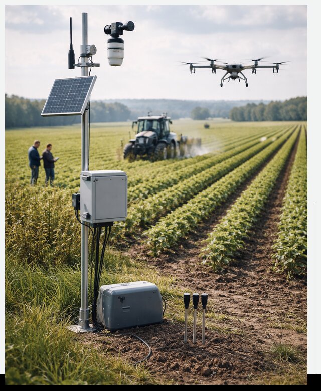 Разработка IoT мониторинга полей в Елабуге от 8609 р. | АвикейЛбг