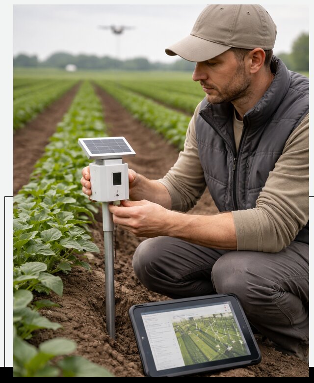 IoT мониторинг сельскохозяйственных полей и контроля в Елабуге