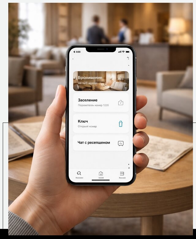 Мобильное приложение для гостей отеля в Елабуге, управление сервисом